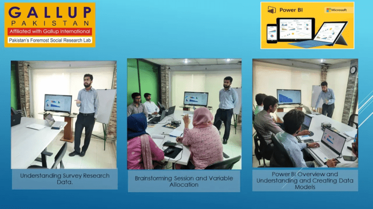 Gallup Pakistan Digital Analytics holds Six-Week Power BI Training for Data Analyst Teams and Summer Interns