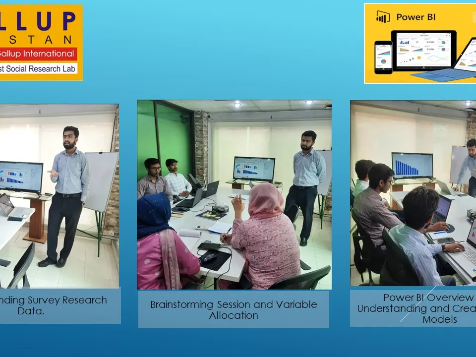 Gallup Pakistan Digital Analytics holds Six-Week Power BI Training for Data Analyst Teams and Summer Interns