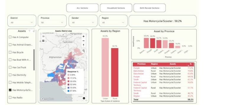 Motorcycle & Scooter Ownership in Pakistan — Insights from DHS 2019