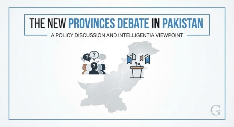 The New Provinces Debate in Pakistan